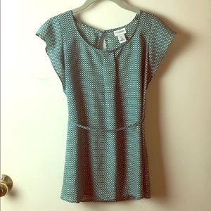Motherhood Maternity size S Blouse Teal EUC